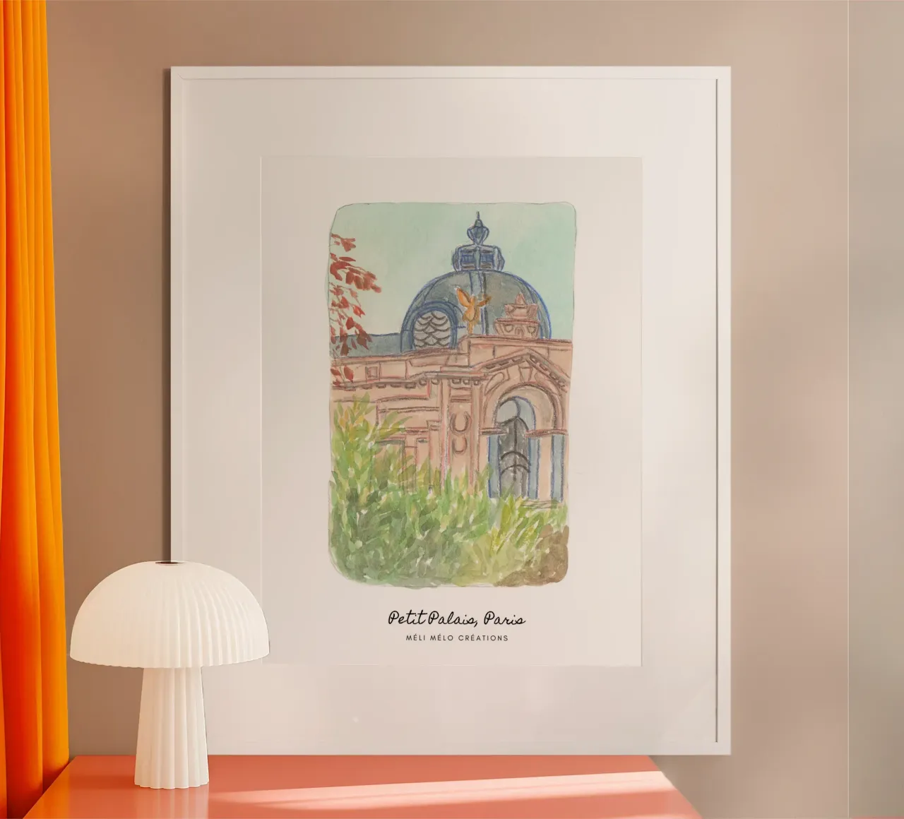 Petit Palais, Paris Poster mit Kunststoffrahmen von melimelocreations
