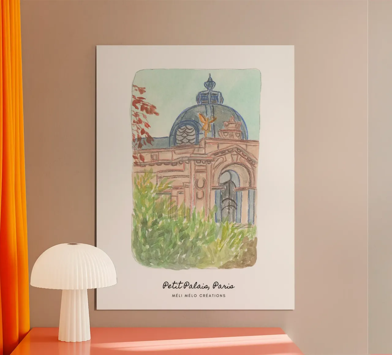 Petit Palais, Paris Poster mit Kunststoffrahmen von melimelocreations