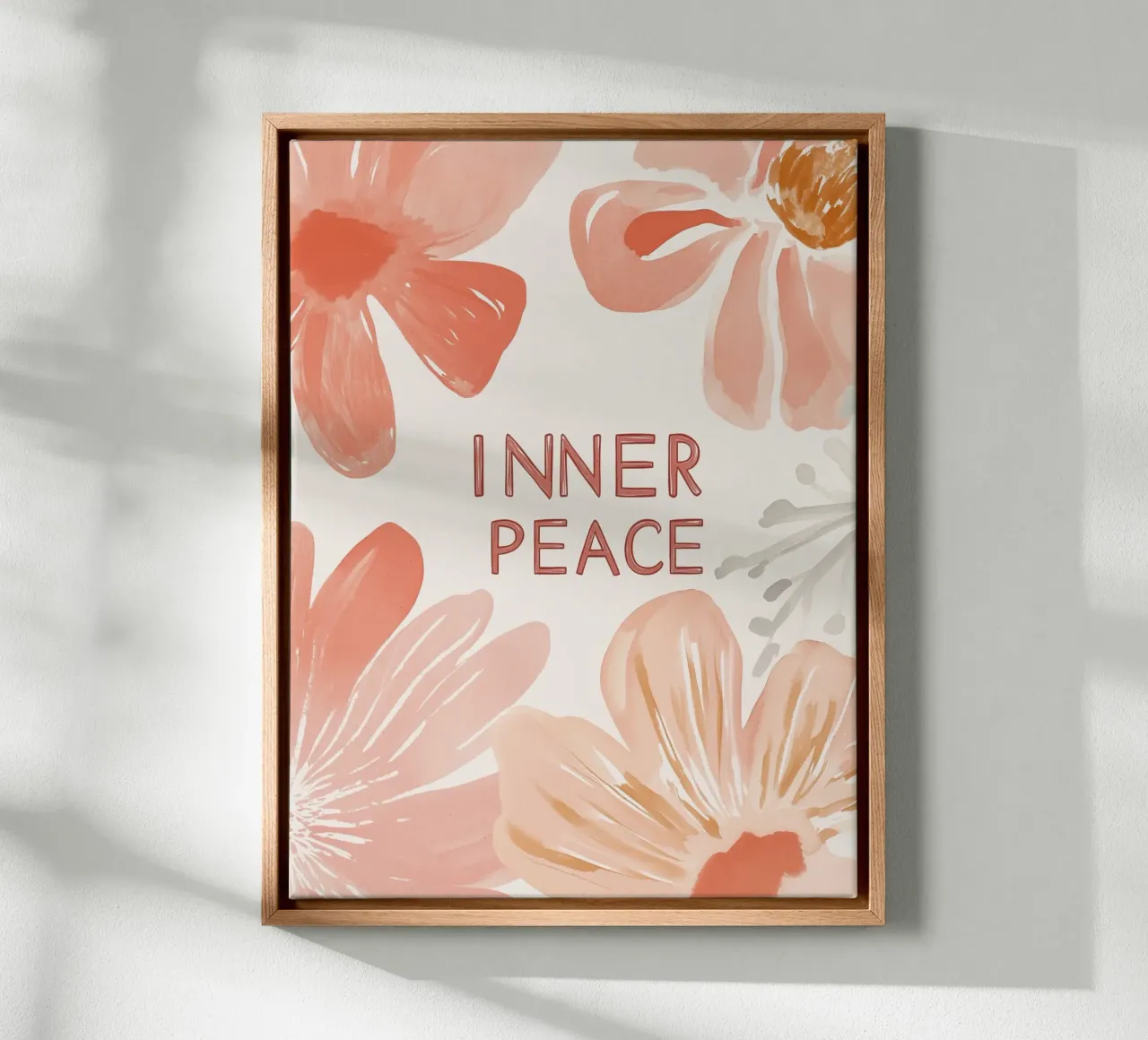Inner Peace No 3 canvas by treechild