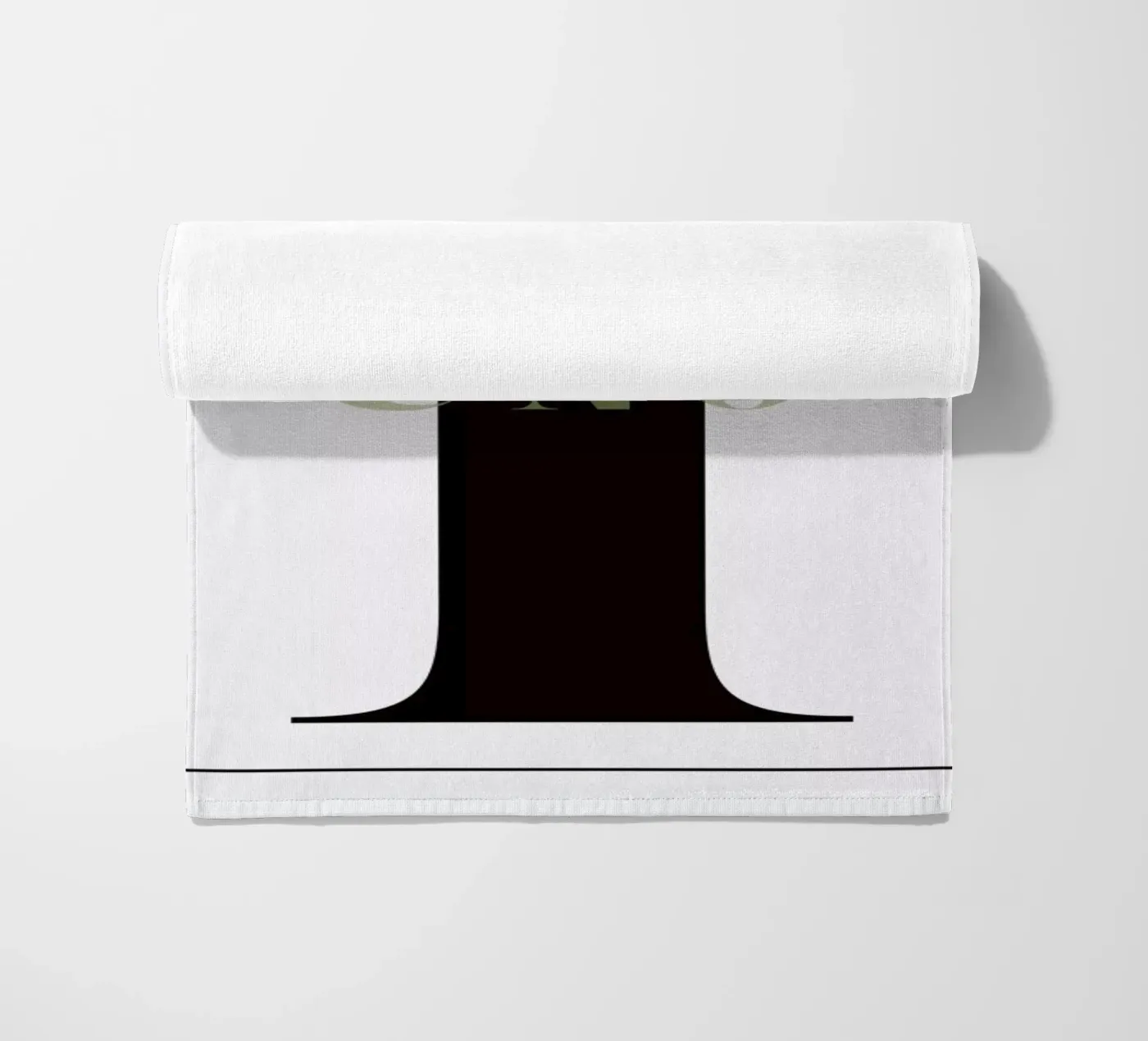Numero 1 beach towel by In Full Color