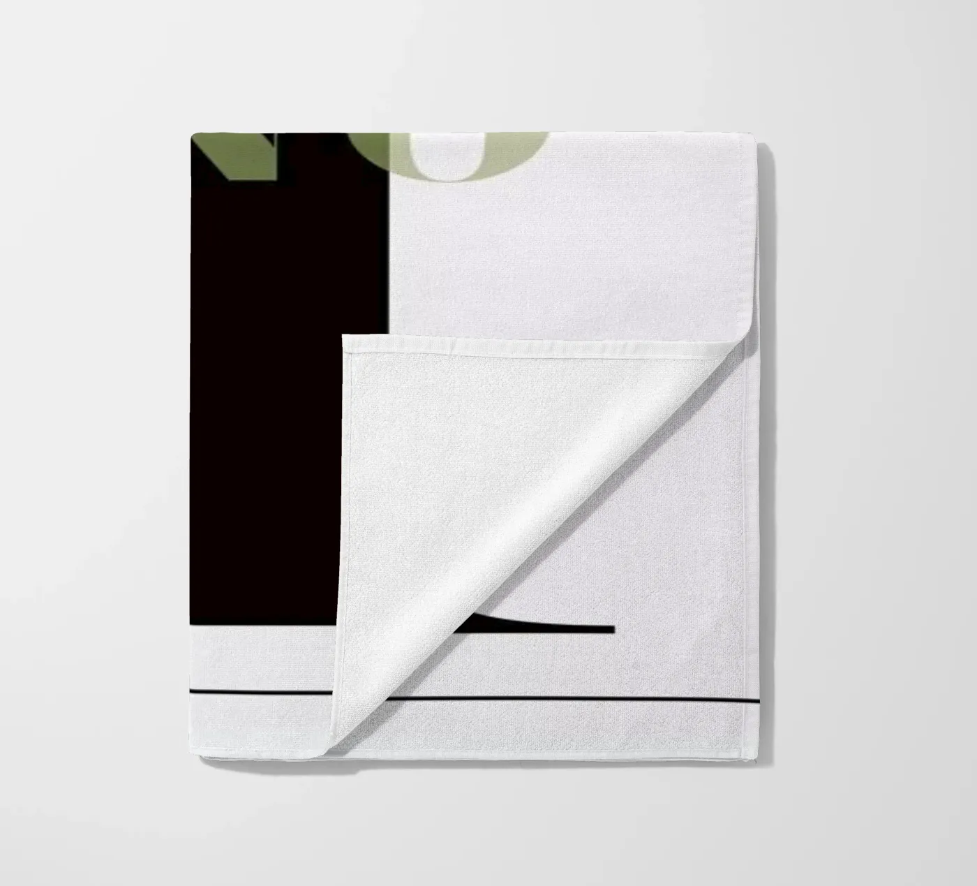 Numero 1 beach towel by In Full Color