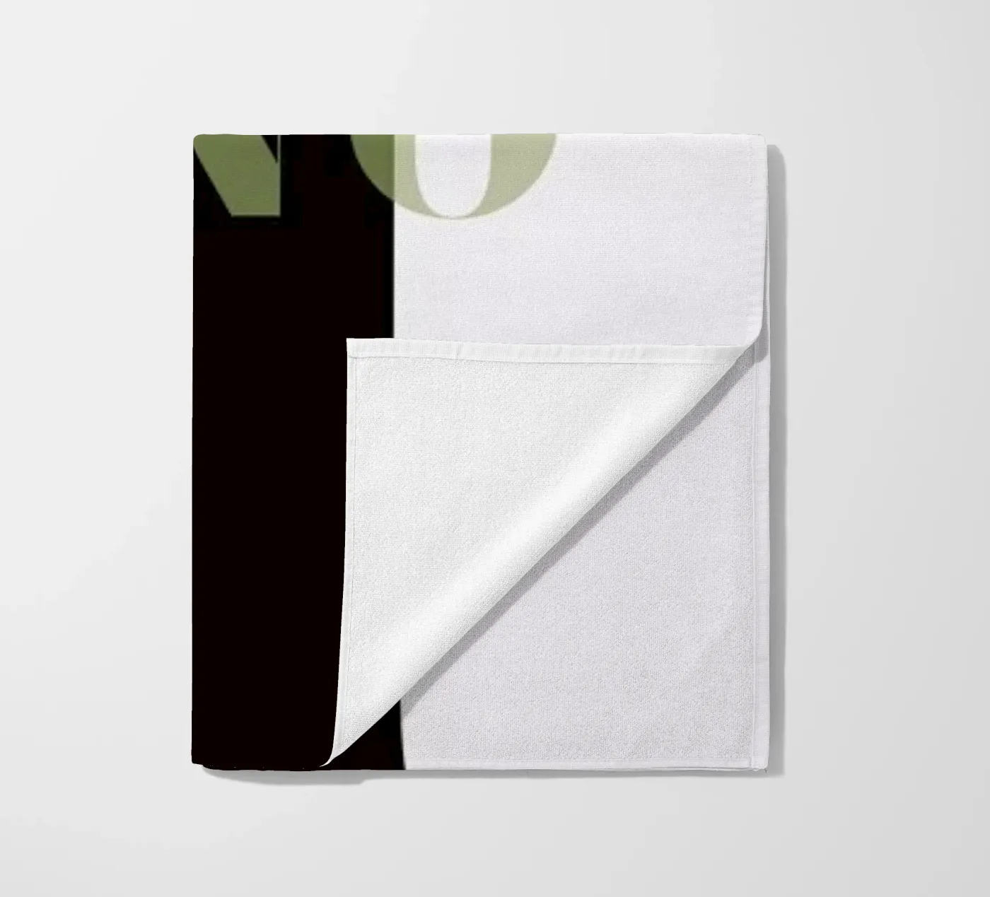 Numero 1 beach towel by In Full Color