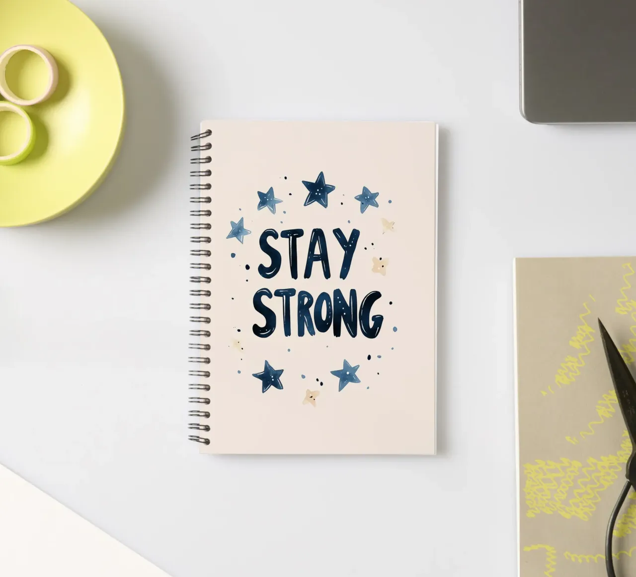 Stay Strong No 3 diario ad anelli da treechild
