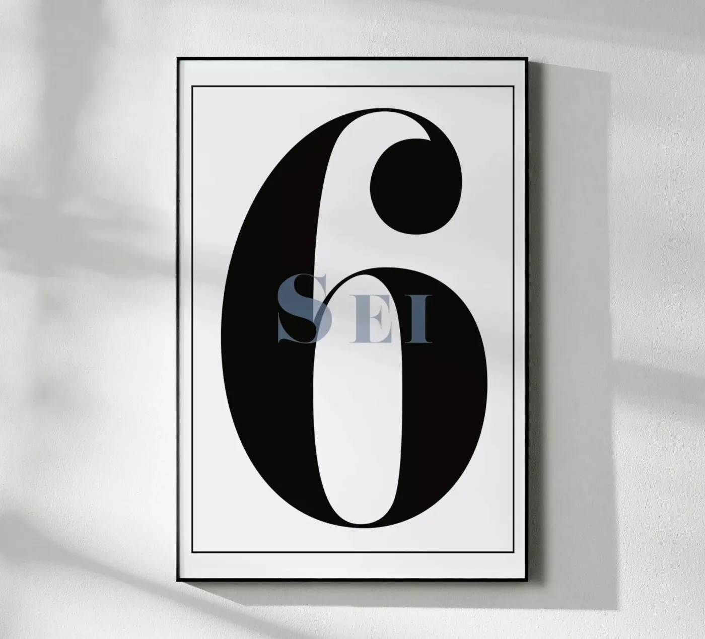 Numero 6 plexiglass da In Full Color