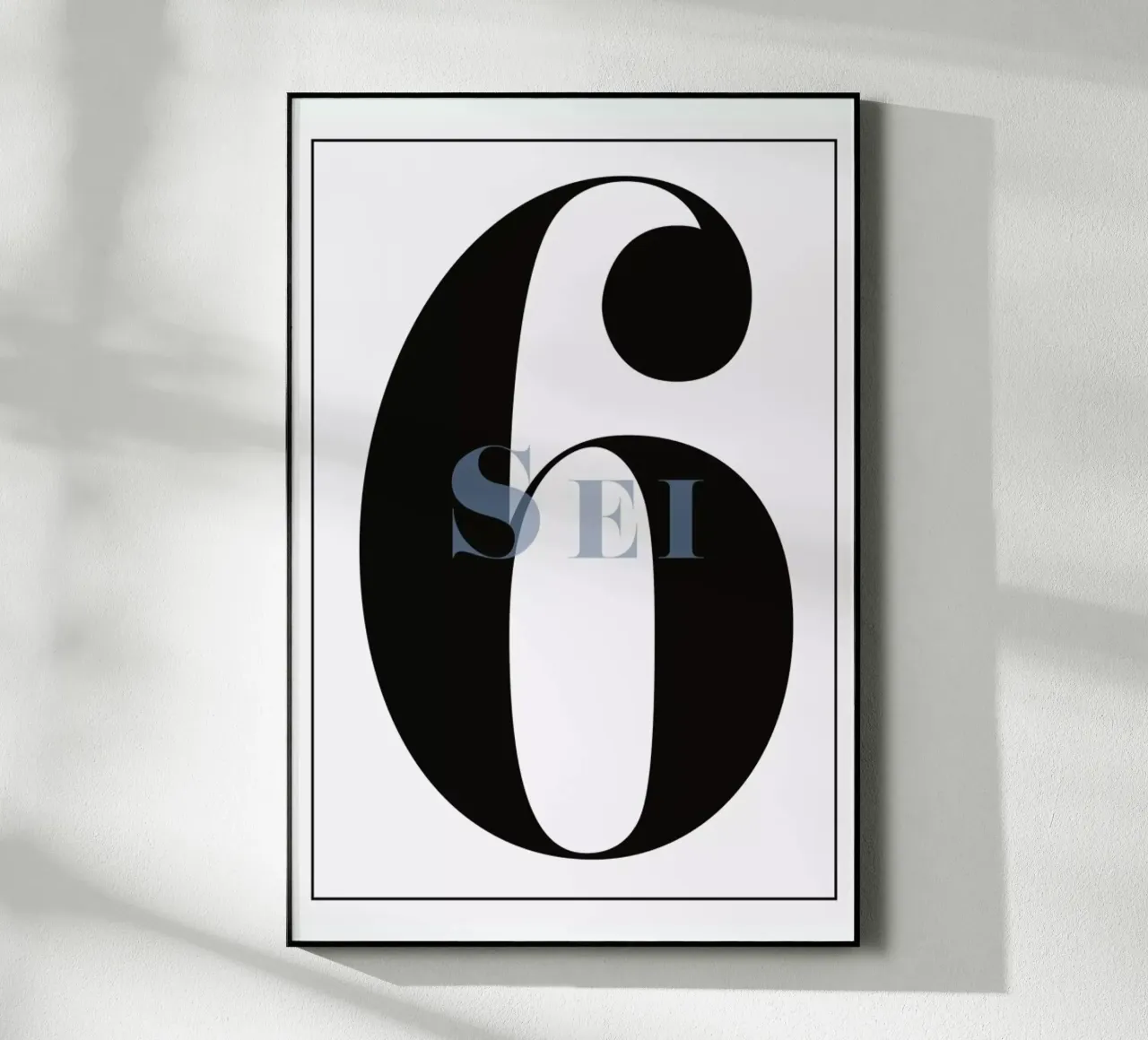 Numero 6 plexiglass da In Full Color