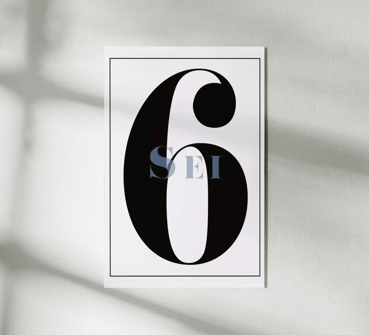 Numero 6 plexiglass da In Full Color