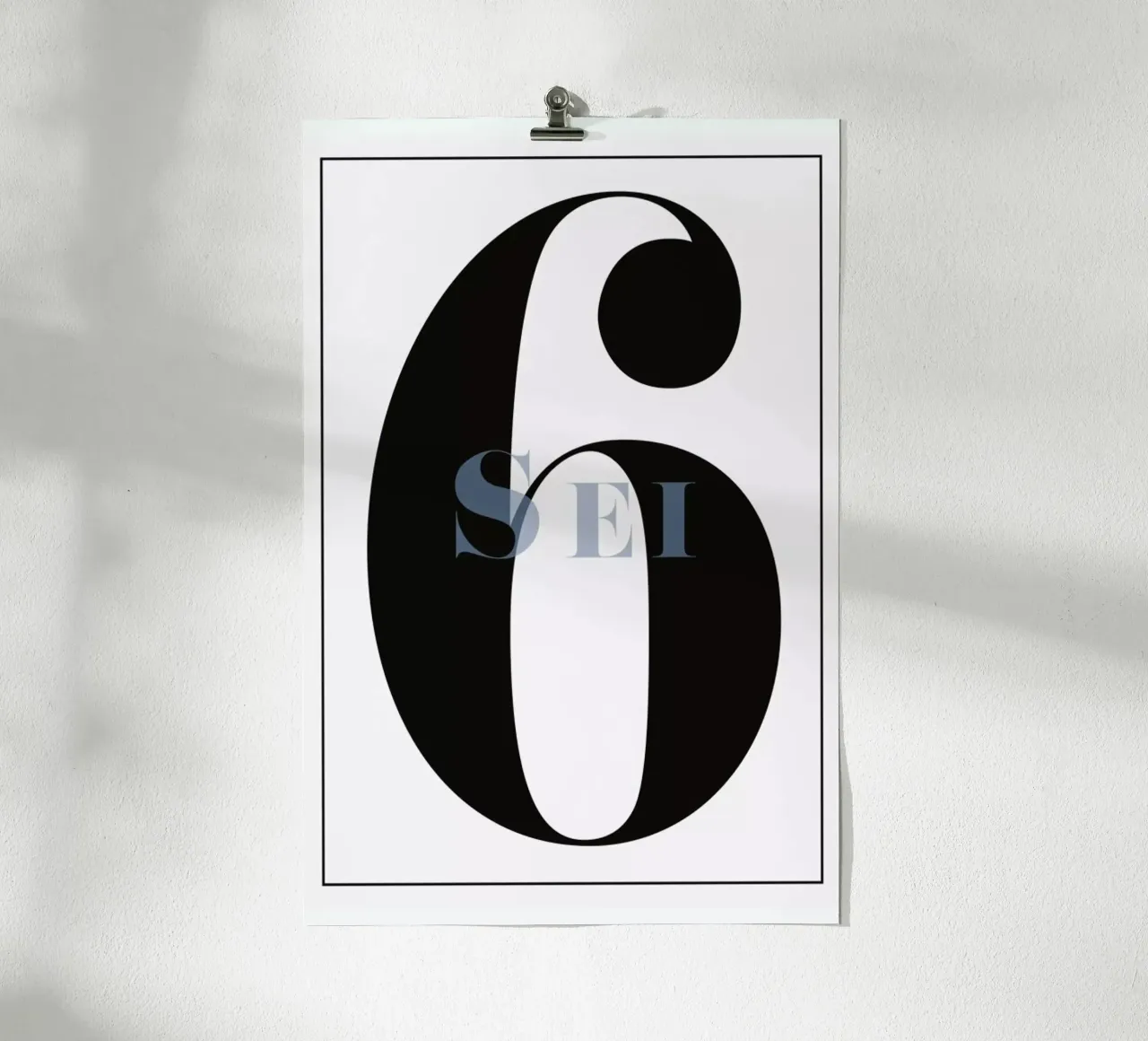 Numero 6 poster da In Full Color