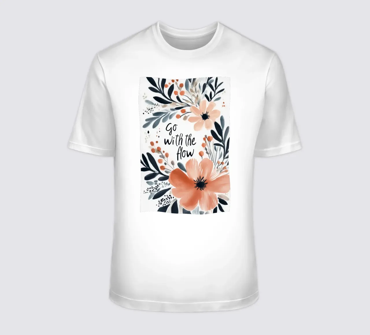 Go With The Flow No 2 T-Shirt von treechild
