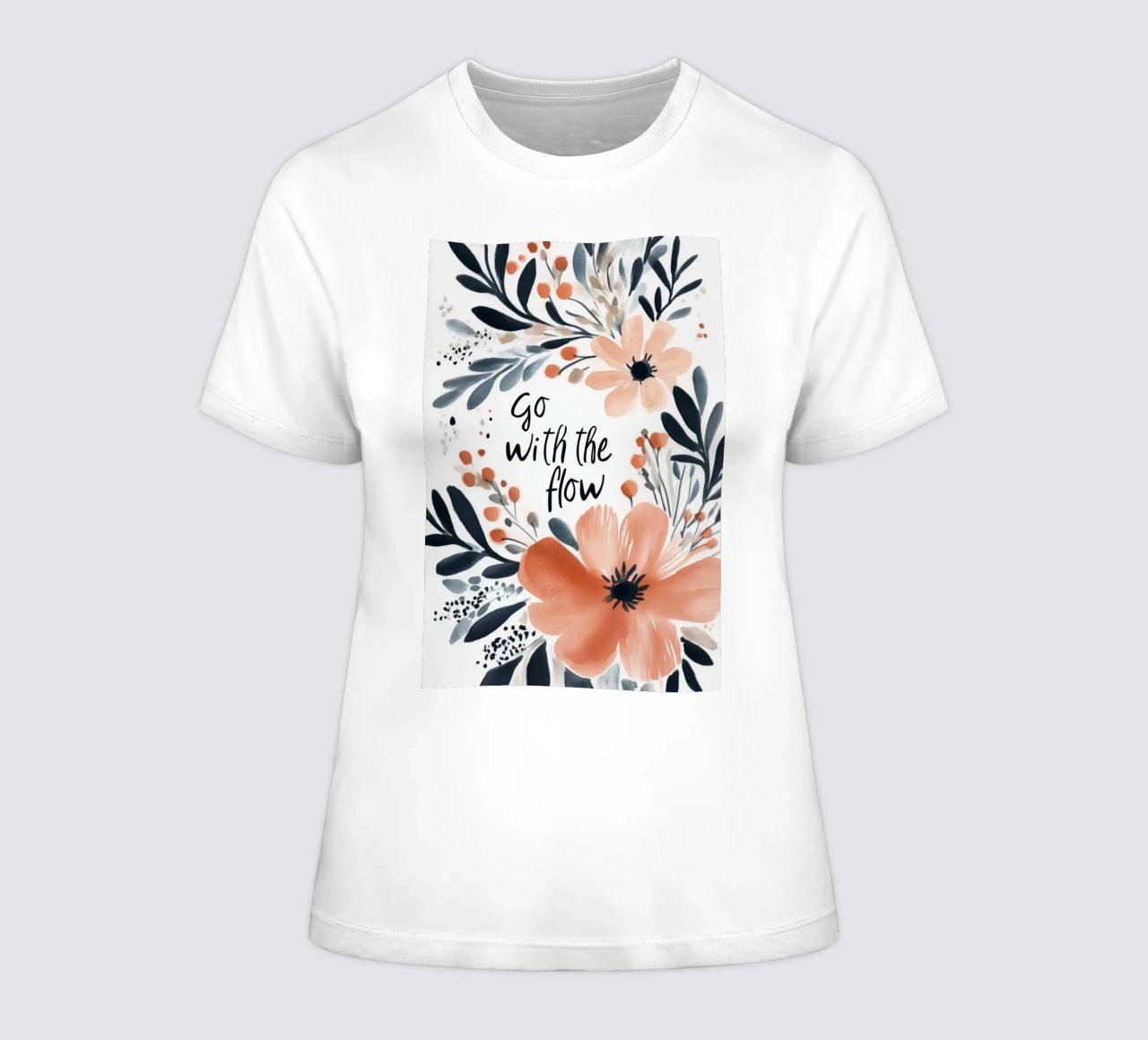 Go With The Flow No 2 t-shirt da donna da treechild
