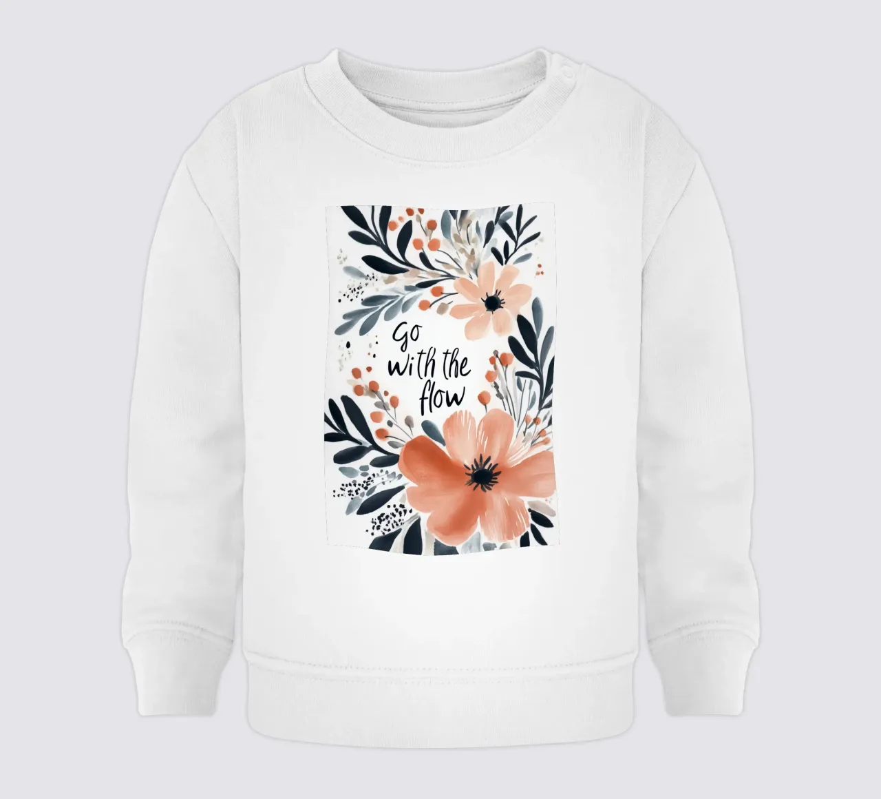 Go With The Flow No 2 felpa neonato da treechild