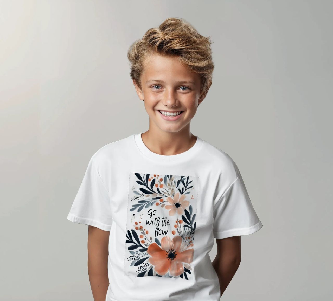 Go With The Flow No 2 t-shirt bambini da treechild