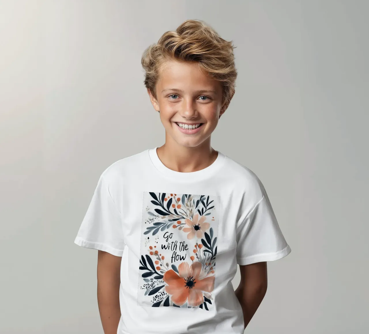 Go With The Flow No 2 t-shirt bambini da treechild