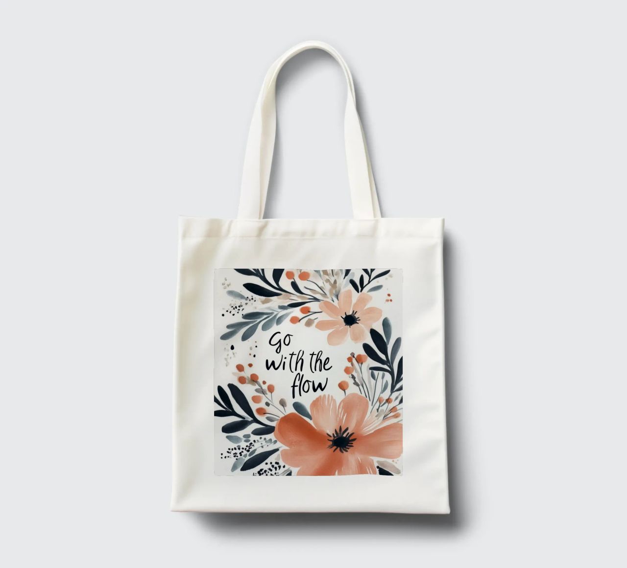 Go With The Flow No 2 borsa in juta da treechild