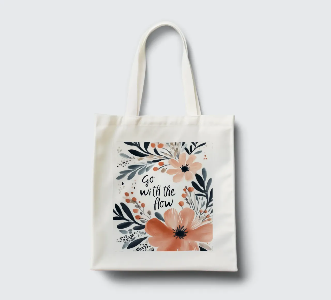 Go With The Flow No 2 borsa in juta da treechild