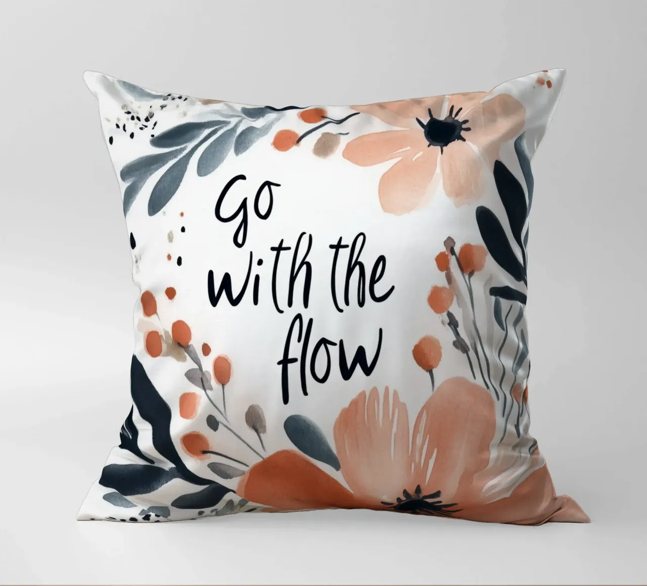 Go With The Flow No 2 Kissen von treechild