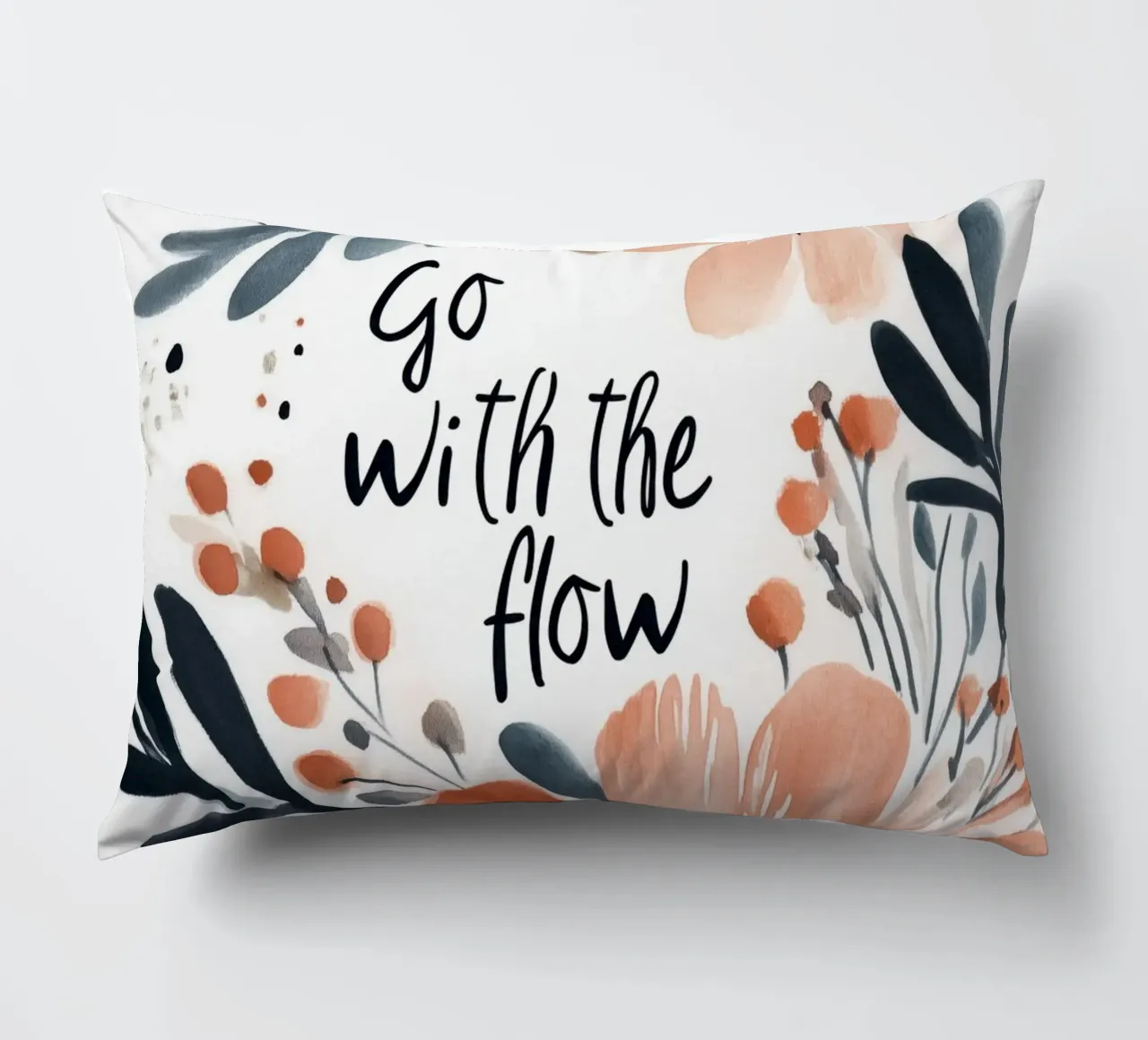 Go With The Flow No 2 Kissen von treechild