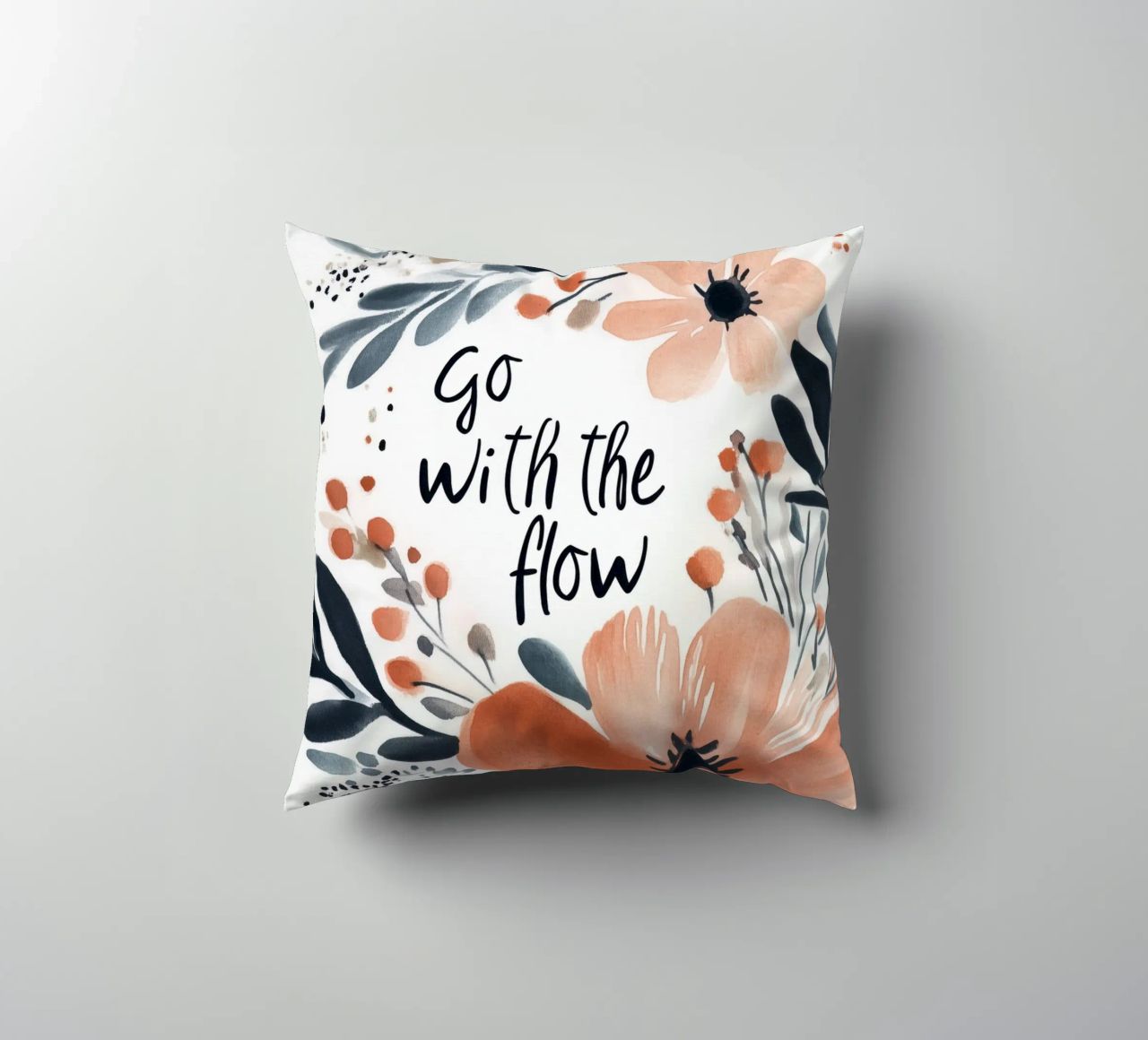 Go With The Flow No 2 cuscino da treechild
