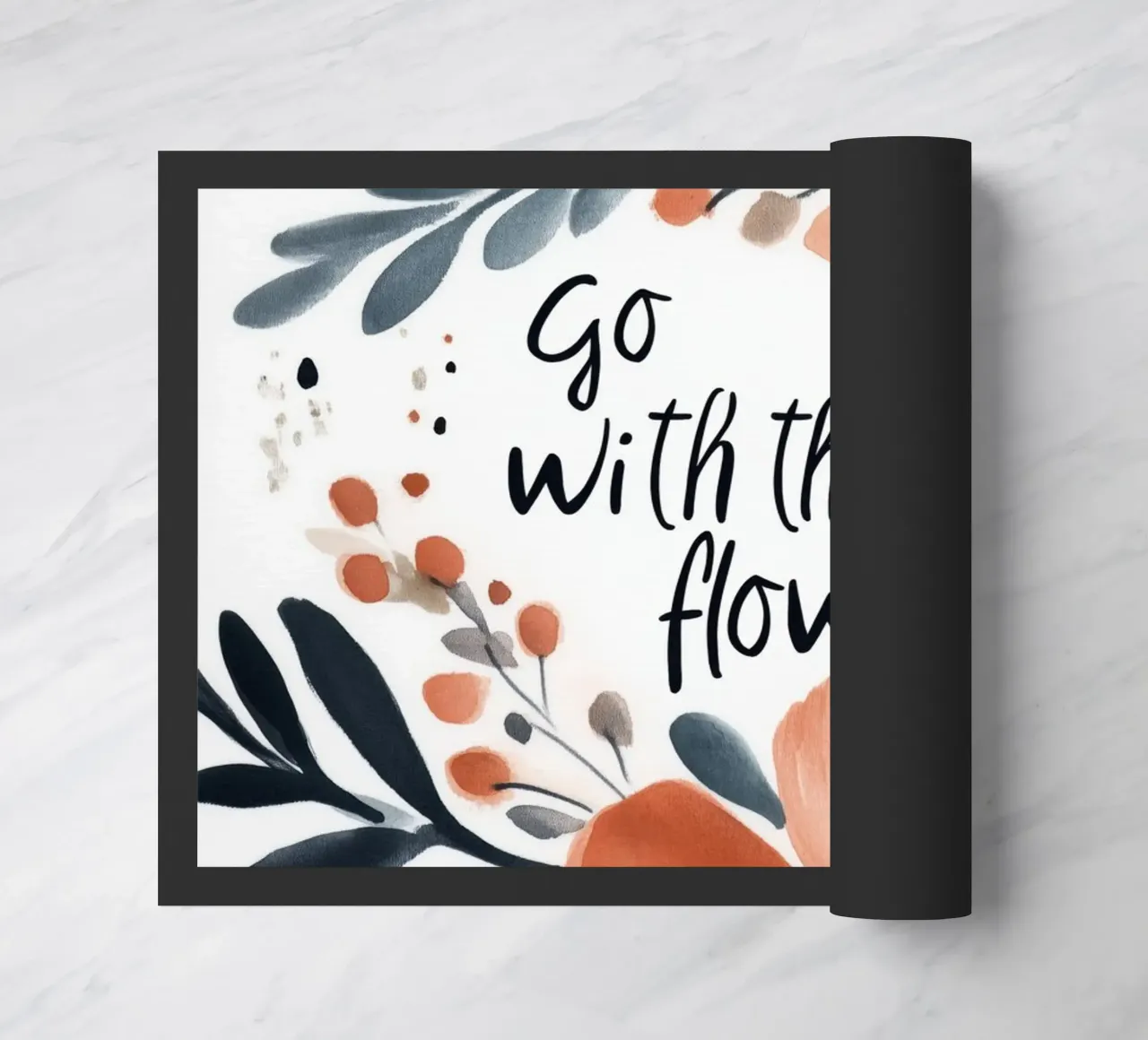 Go With The Flow No 2 deurmat van treechild