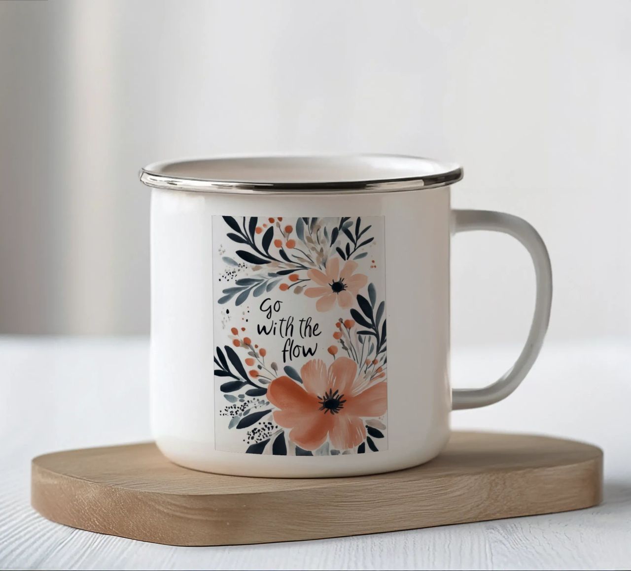 Go With The Flow No 2 tazza in smalto da treechild