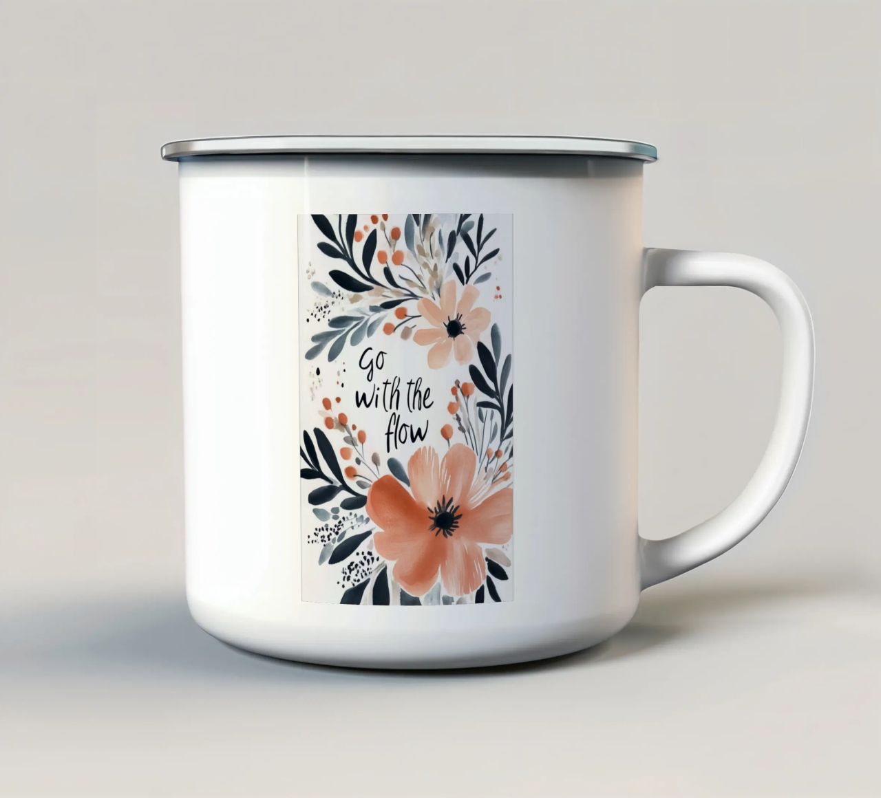 Go With The Flow No 2 tazza in smalto da treechild