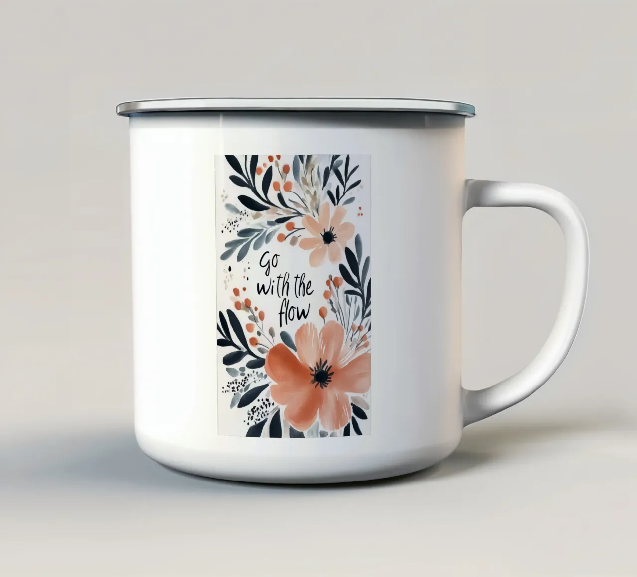 Go With The Flow No 2 tazza in smalto da treechild
