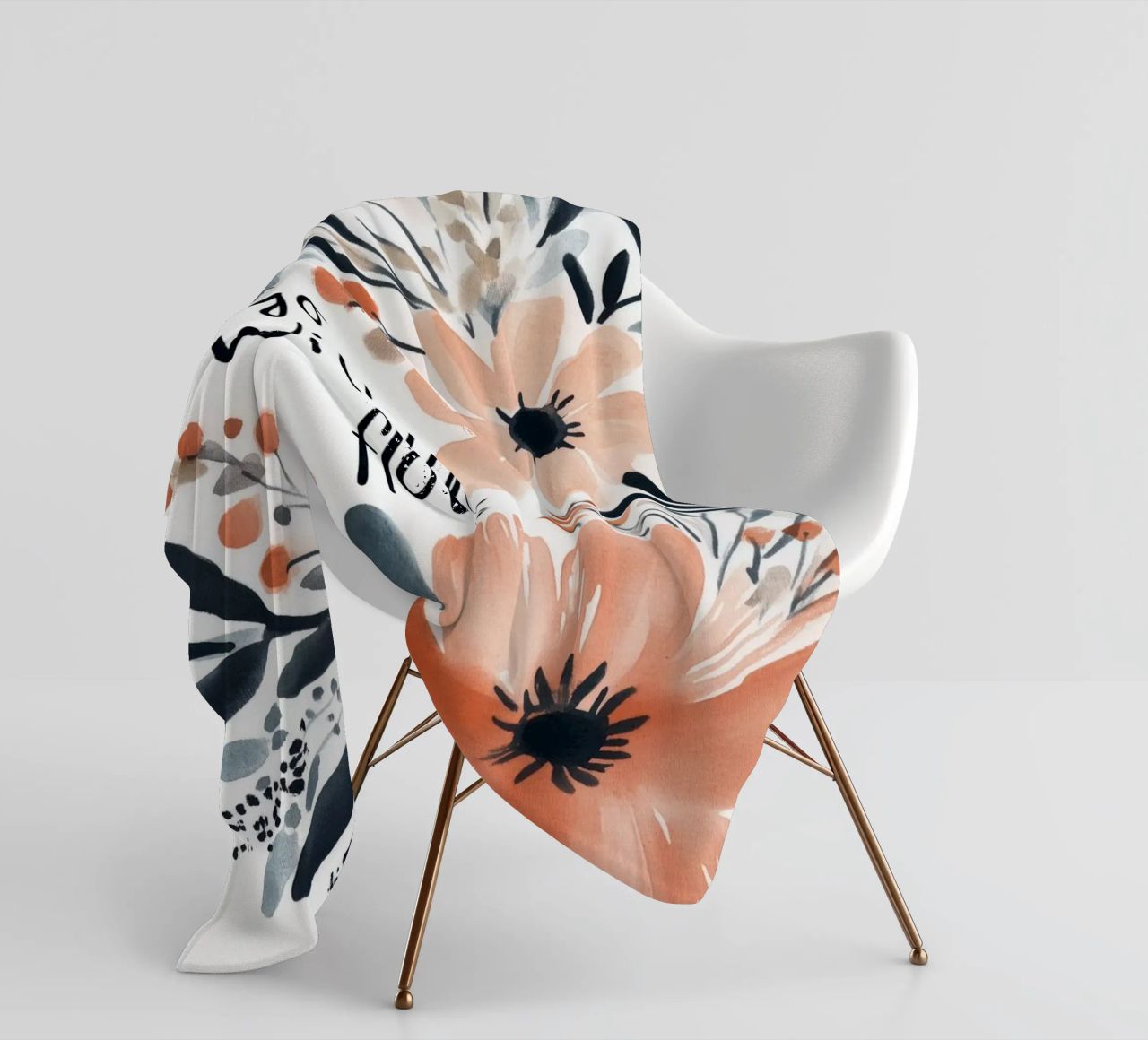 Go With The Flow No 2 coperta in pile da treechild