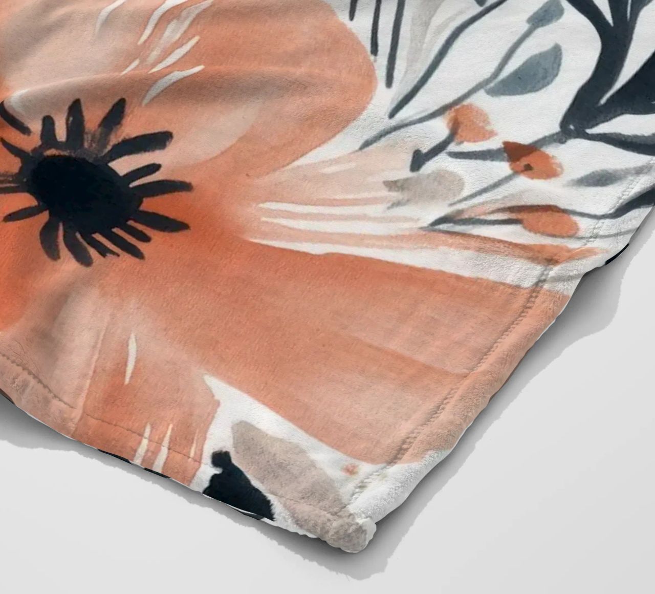 Go With The Flow No 2 coperta in pile da treechild