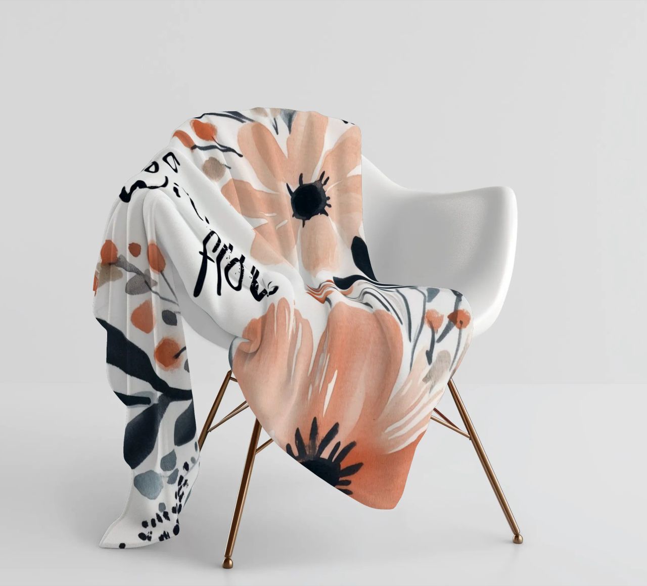 Go With The Flow No 2 coperta in pile da treechild