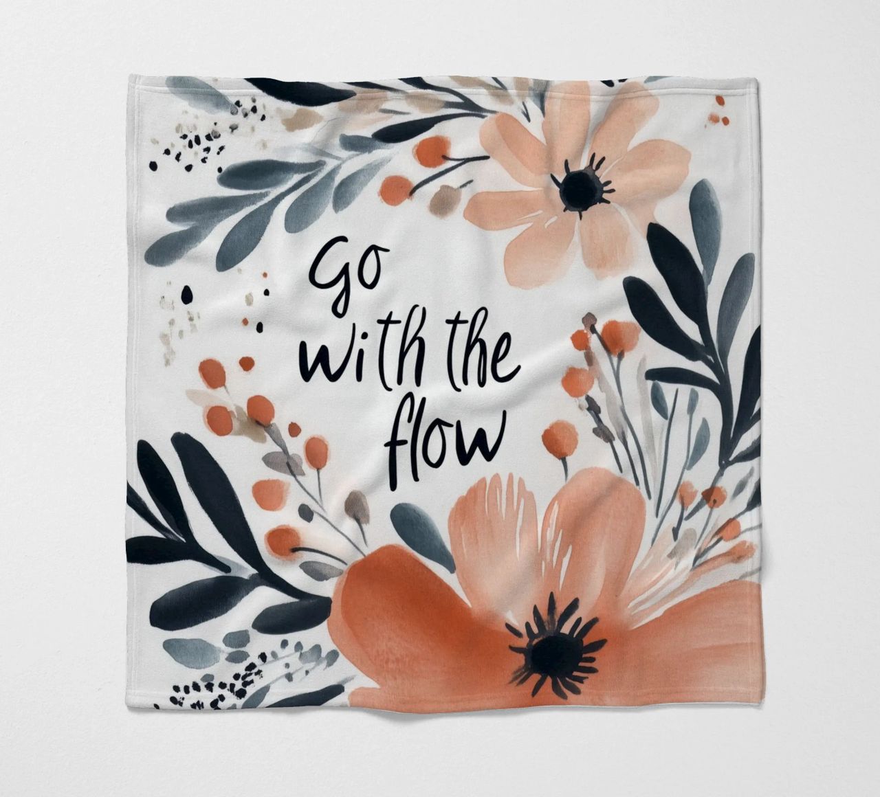 Go With The Flow No 2 coperta in pile da treechild