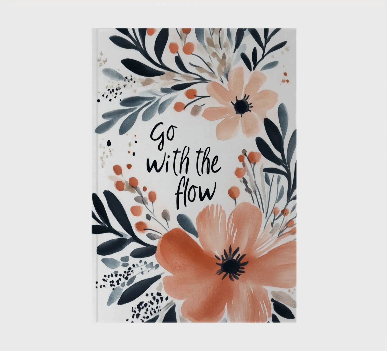 Go With The Flow No 2 notebook by treechild