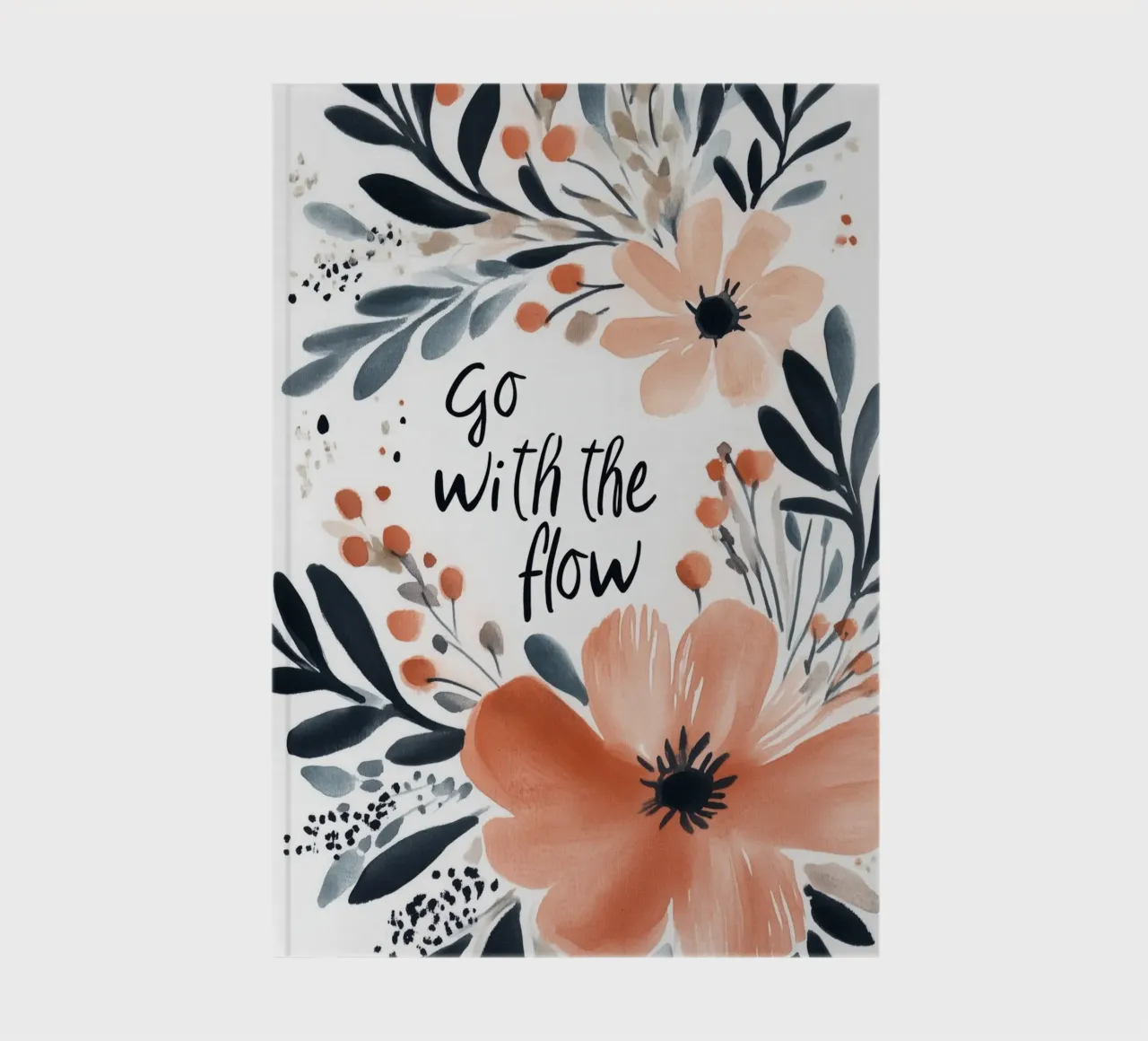 Go With The Flow No 2 carnet de notes de treechild