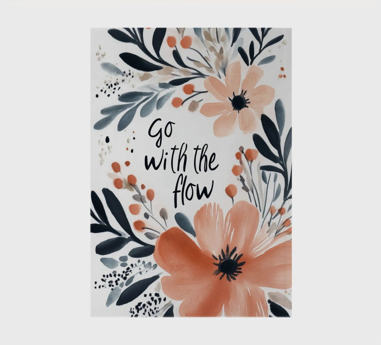 Go With The Flow No 2 notebook by treechild