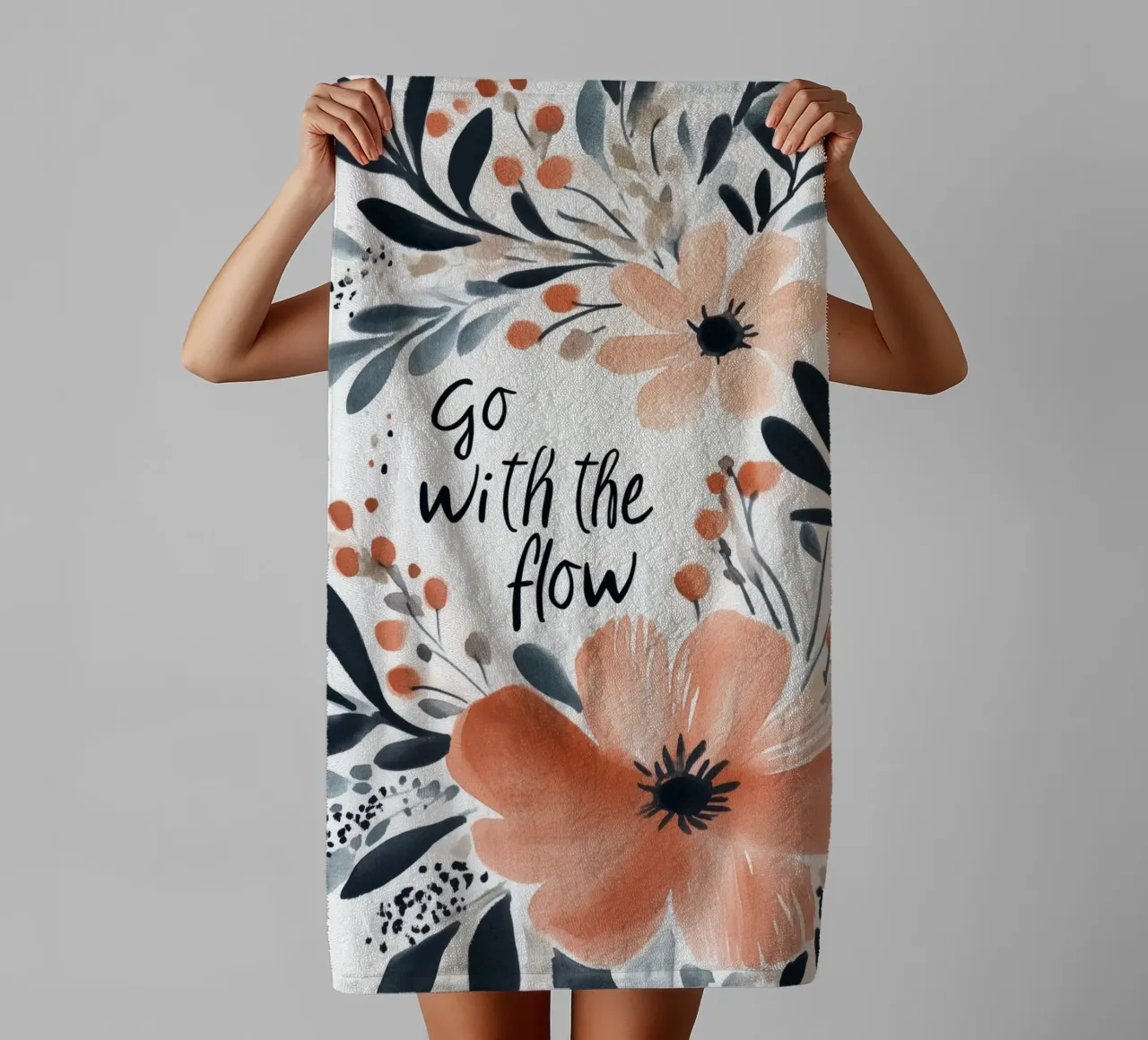 Go With The Flow No 2 asciugamano da bagno da treechild