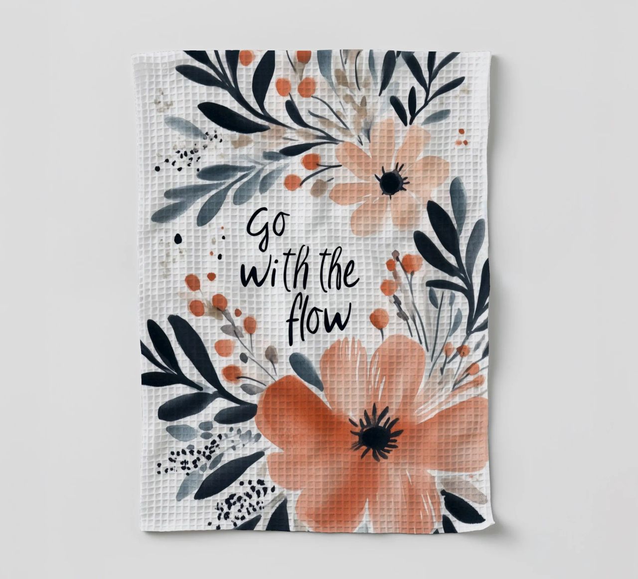 Go With The Flow No 2 canovaccio da cucina da treechild