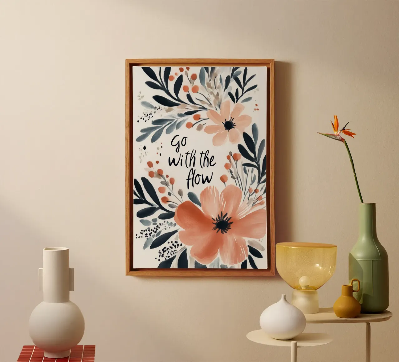 Go With The Flow No 2 tela da treechild