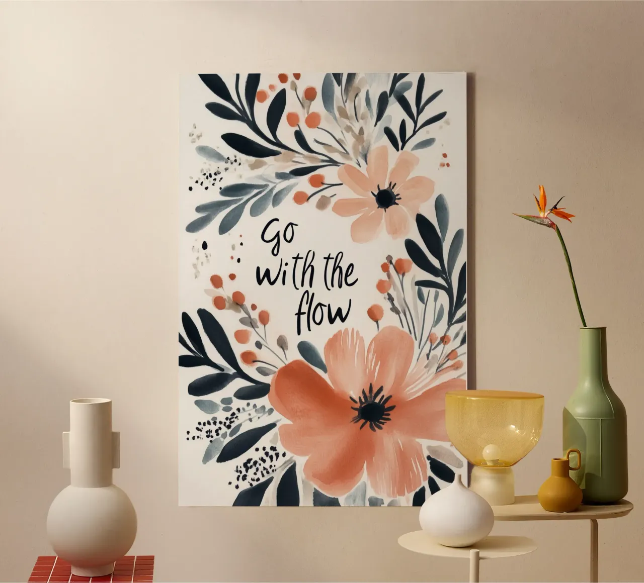 Go With The Flow No 2 tela da treechild