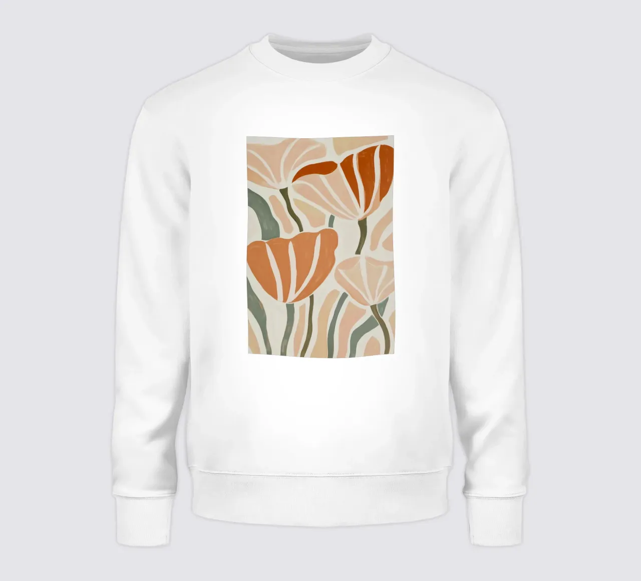 Fiori astratti felpa da Melloi Art Print