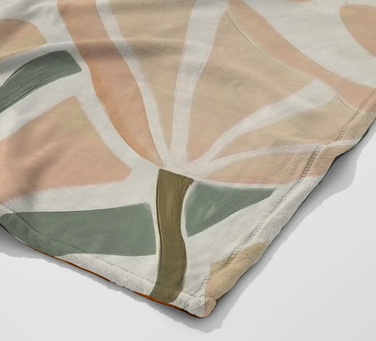 Fiori astratti coperta in pile da Melloi Art Print