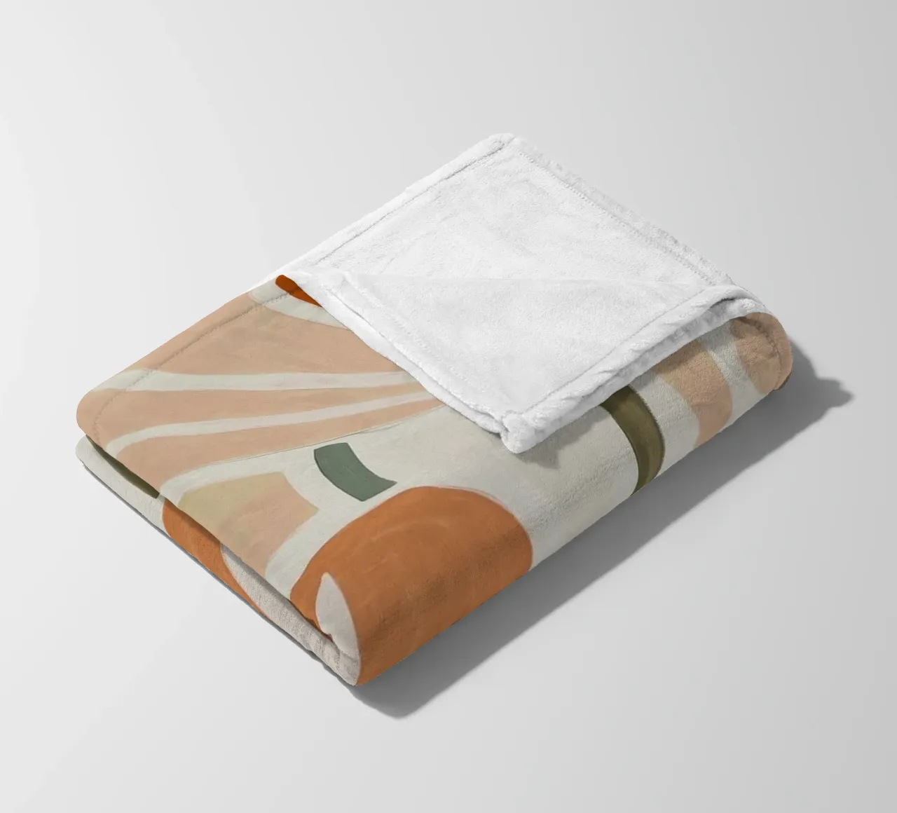 Fiori astratti coperta in pile da Melloi Art Print