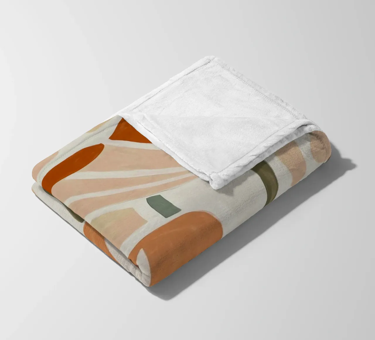 Fiori astratti coperta in pile da Melloi Art Print