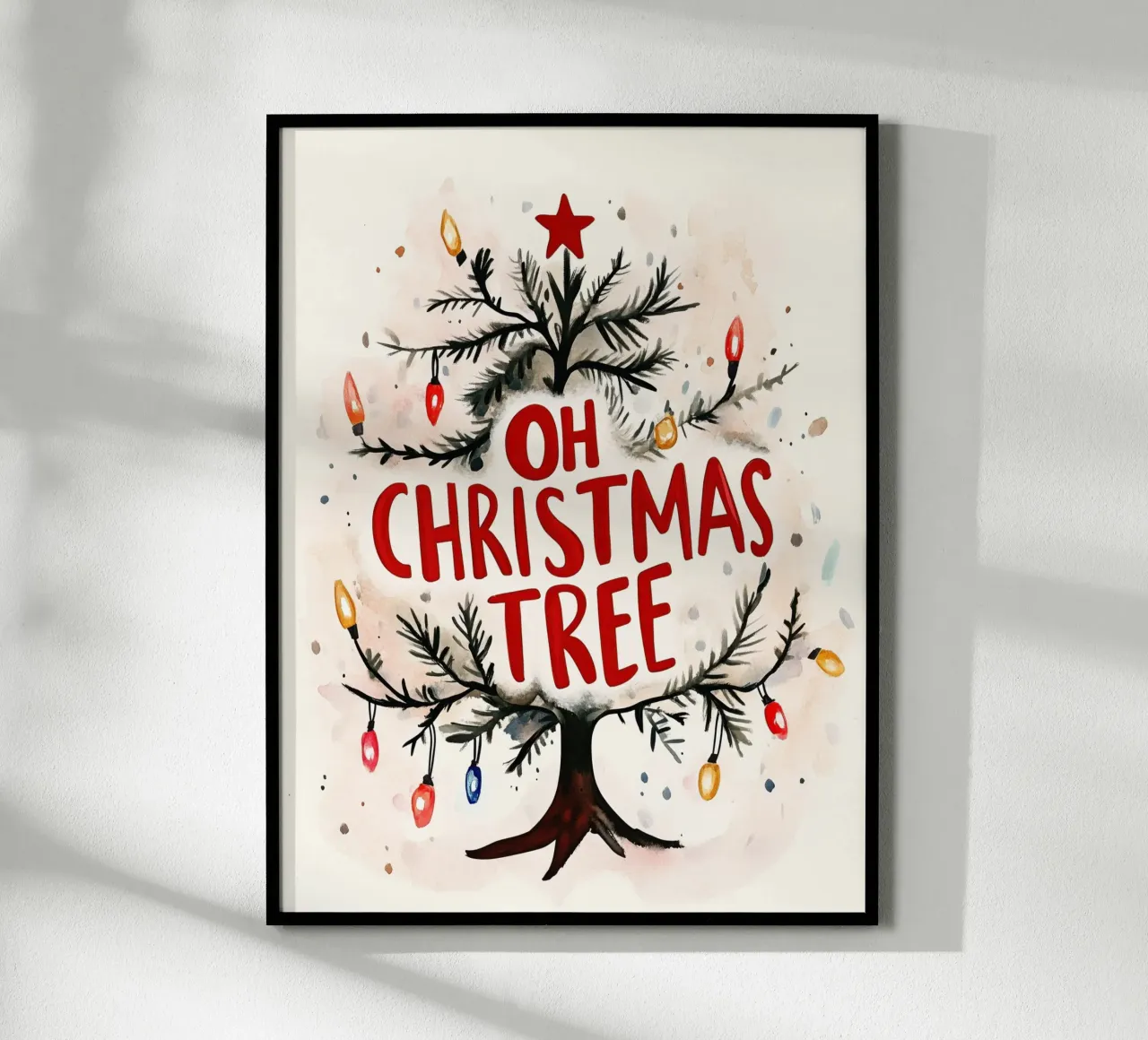 Oh Christmas Tree carta hahnemühle da treechild