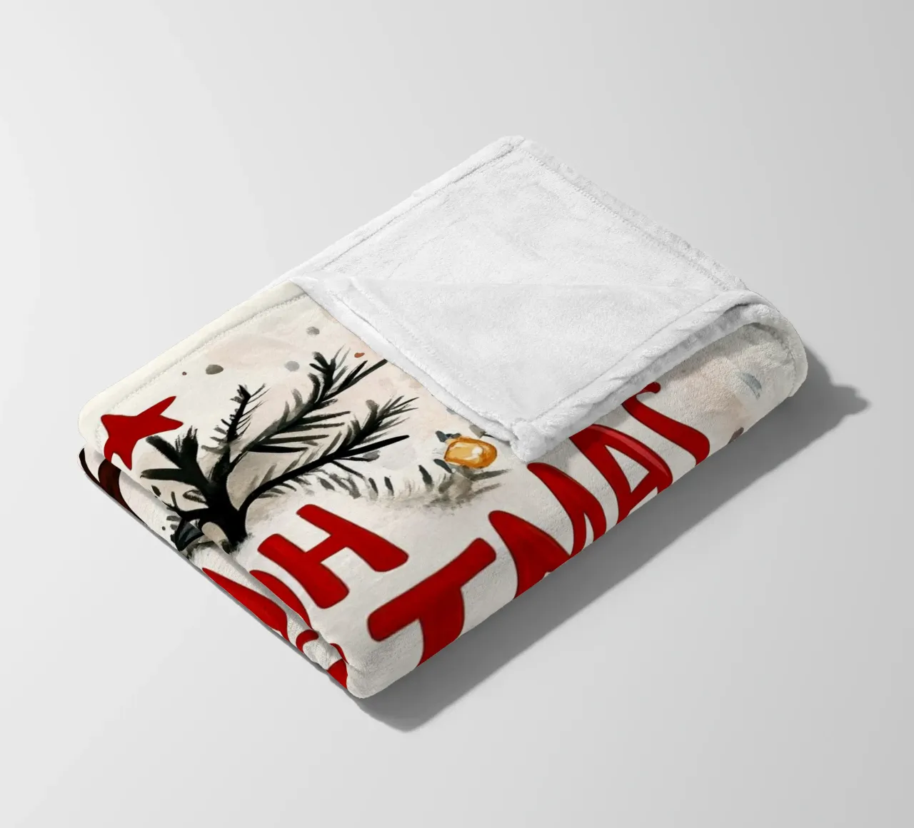 Oh Christmas Tree coperta in pile da treechild
