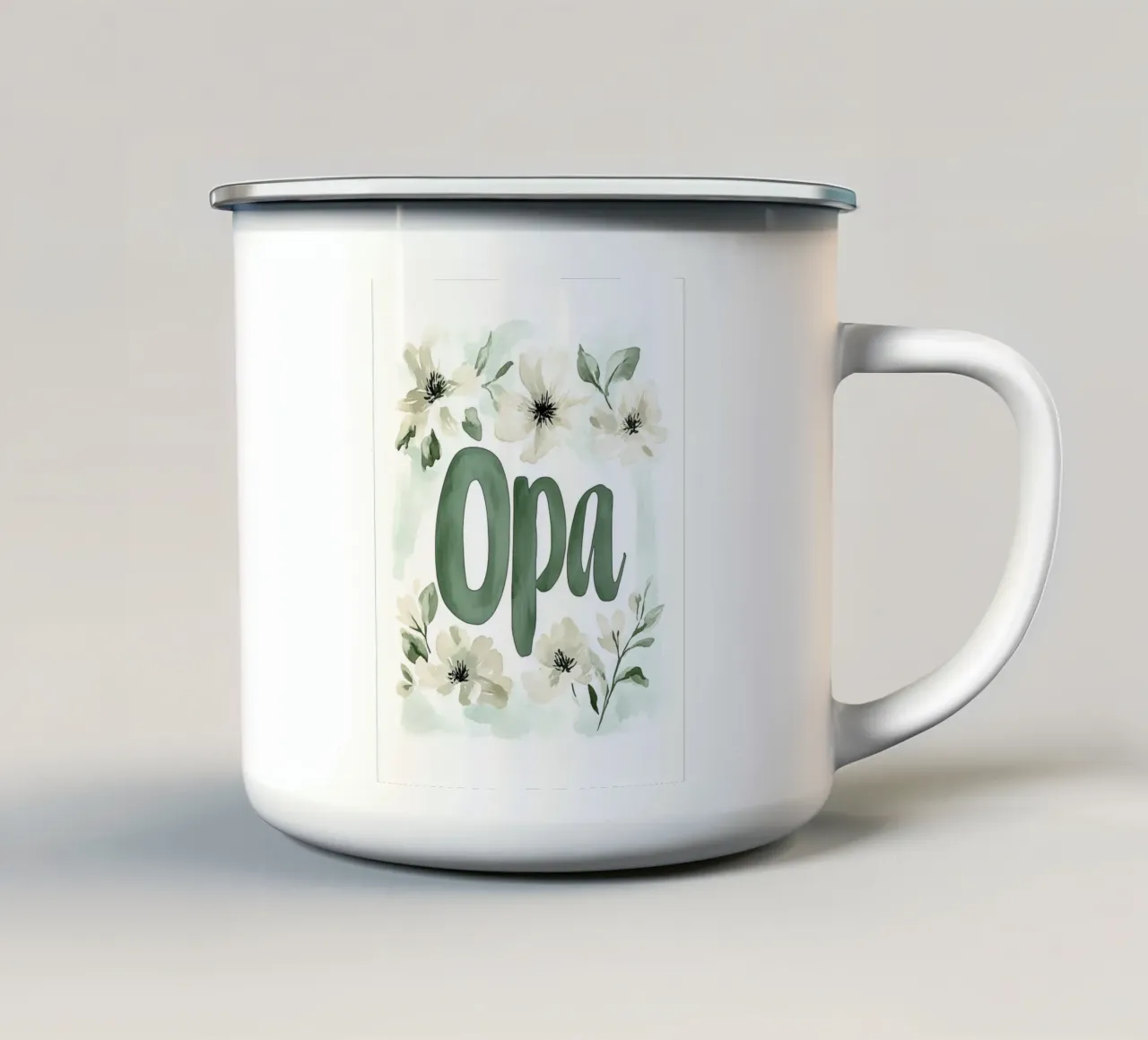 Opa No 3 tazza in smalto da treechild