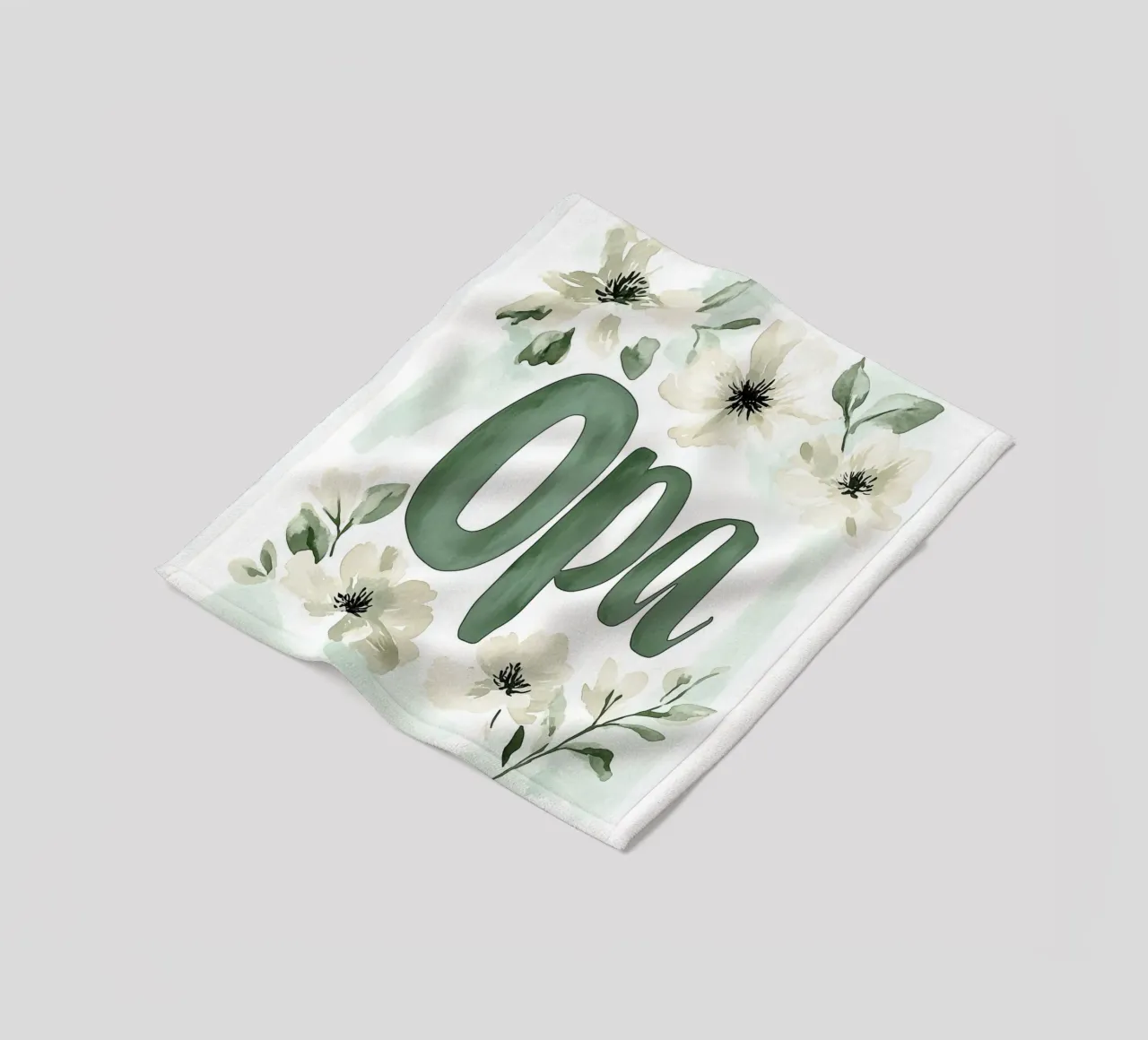 Opa No 3 fleece blanket by treechild