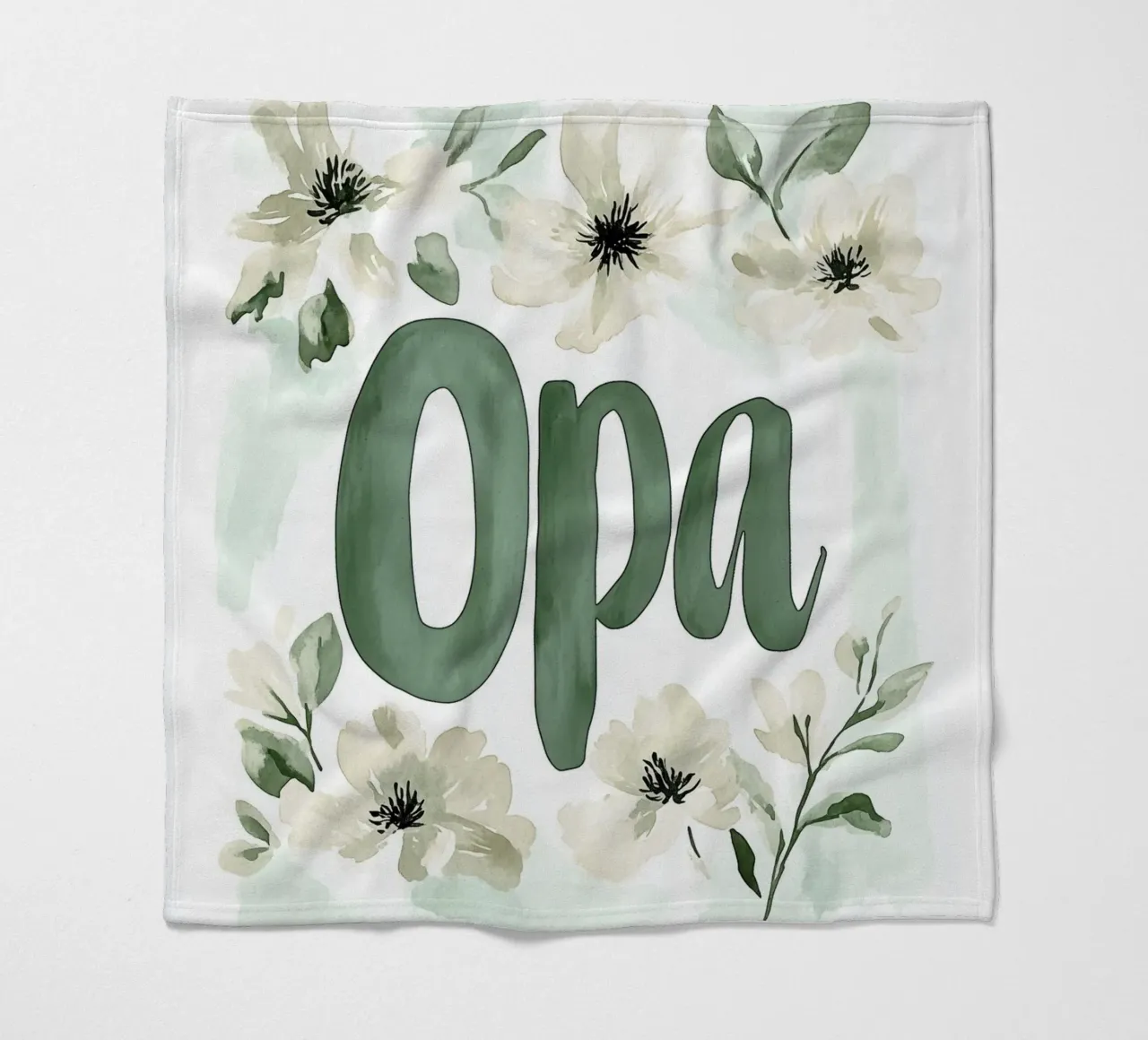 Opa No 3 fleece blanket by treechild