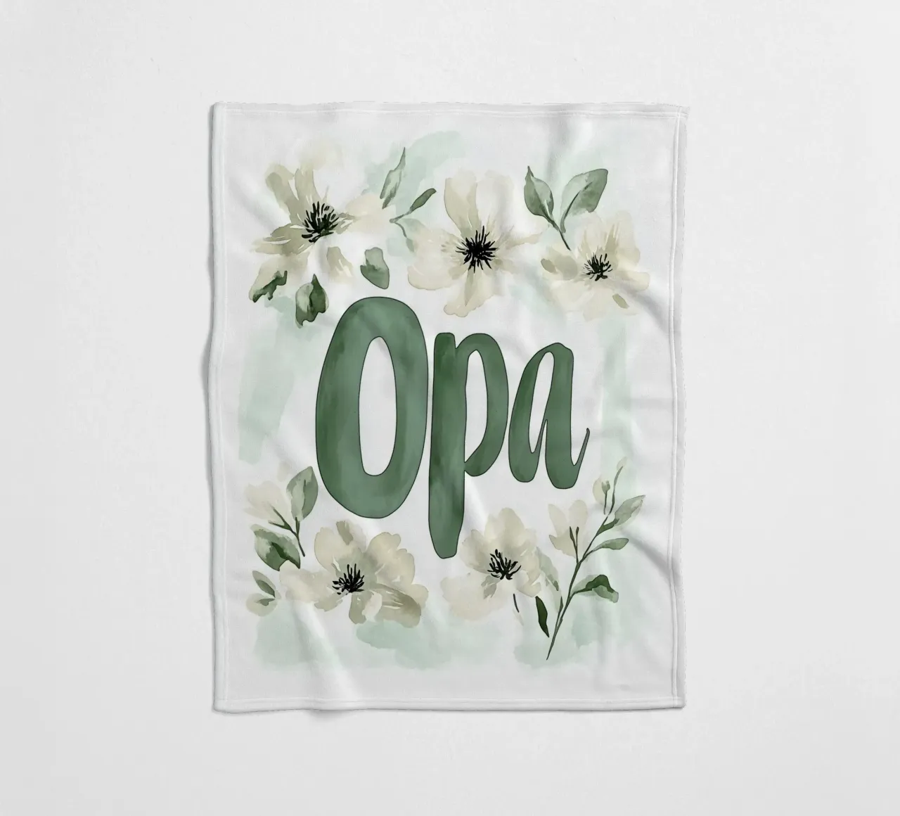 Opa No 3 fleece blanket by treechild