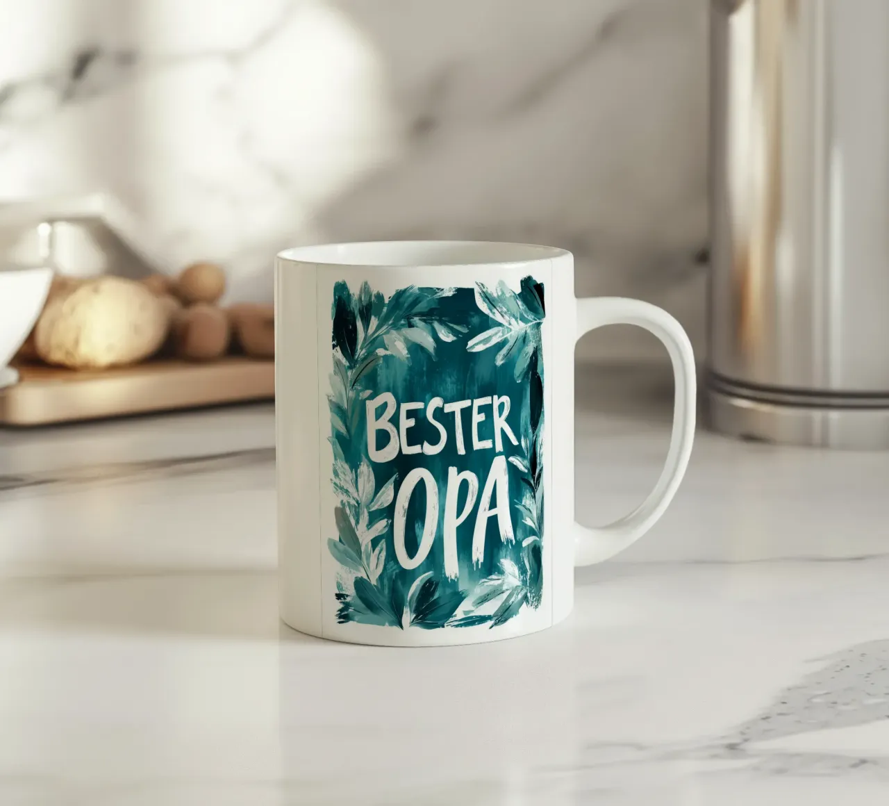 Bester Opa No 2 ceramic mug by treechild