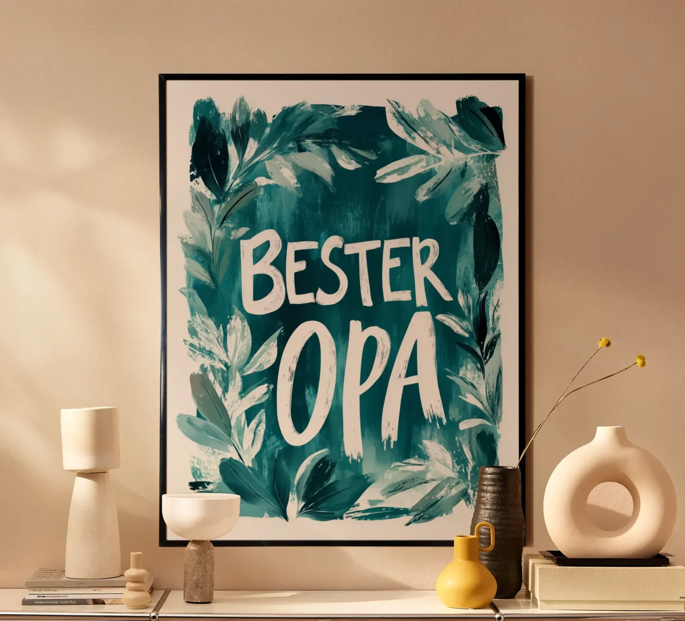 Bester Opa No 2 poster van treechild