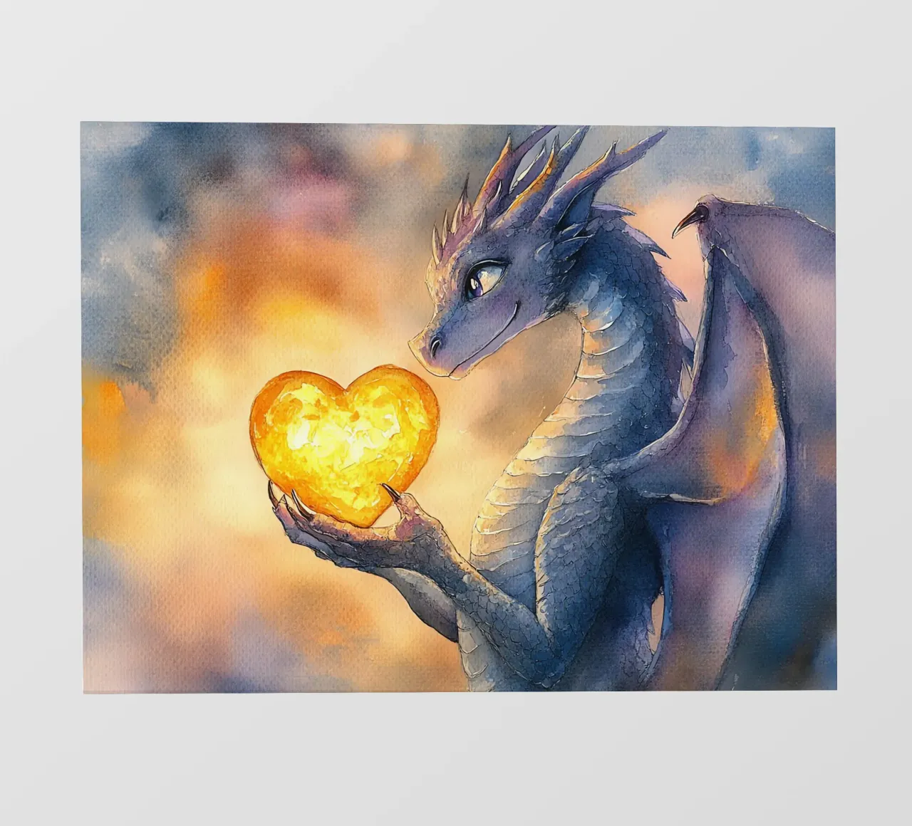 Cuore di drago pellicola backlit da Théïa's Fantasia World