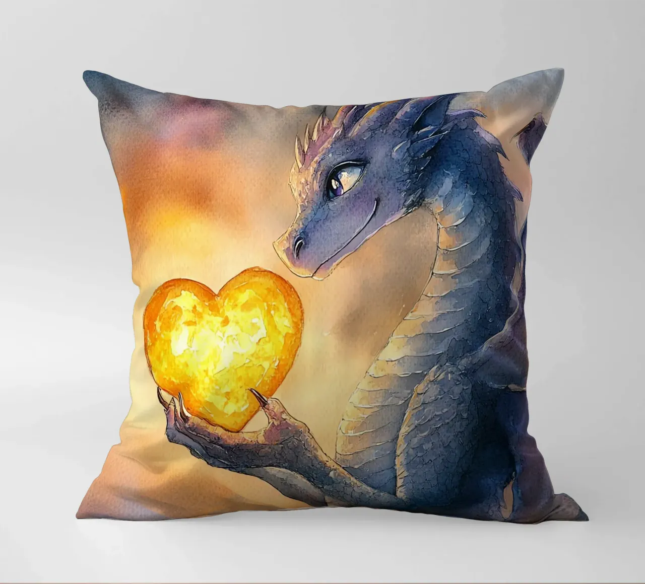 Cuore di drago cuscino da Théïa's Fantasia World